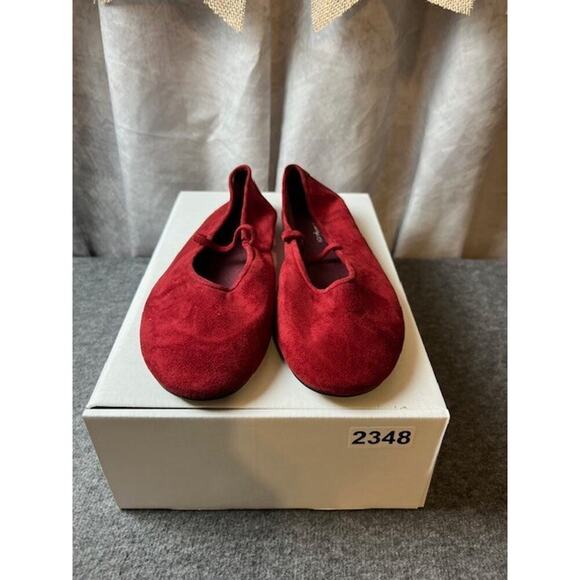 Jeffrey Campbell Burgundy Suede Loafers - Picture 8 of 8